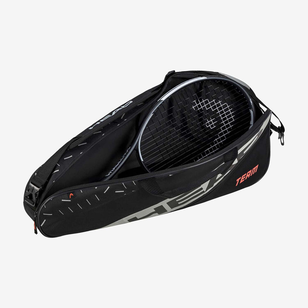 Сумка-чехол HEAD Base Racquet Bag S, 262234-BKCC, с карманом, на 3 тен.ракетоки, черный
