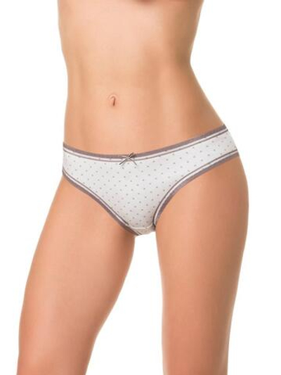 Трусы со средней линией талии (Размер: S) (Цвет: молочный)