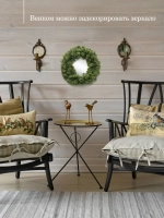 Венок 40 см, на дверь, на стол, для дома, для творчества