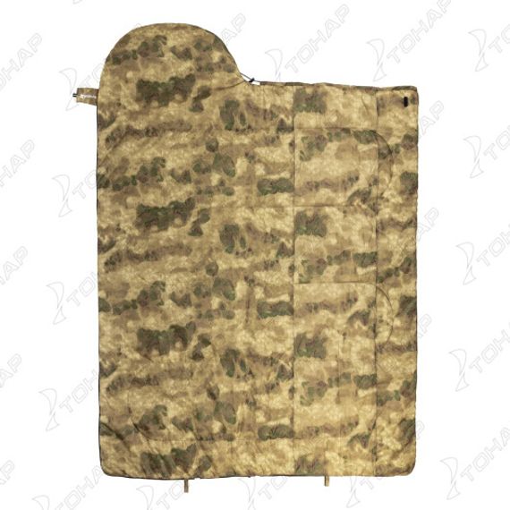 Спальный мешок TRAVEL EXTREME WIDE 300 (220х90) Stratex, КМФ Мох (N-SB-S300-220x90-M) NISUS