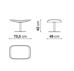 Кресло с оттоманкой Almora