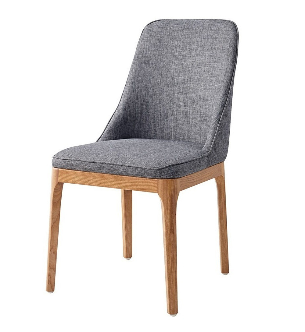 Стул Y1711A серый JX215-29/орех WK-70