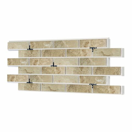 Клинкерная термопанель ППС Керамин Колорадо 3 Бежевый 1020х455 мм