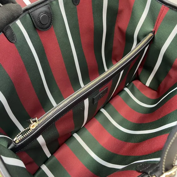 Сумка-тоут Gucci GG Emblem , чёрный