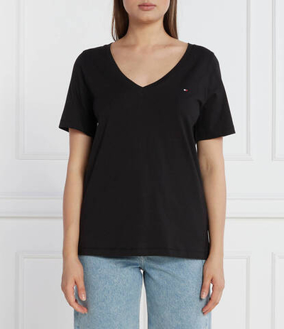Футболка MODERN REGULAR V-NK SS Tommy Hilfiger - черный(WW0WW39781)