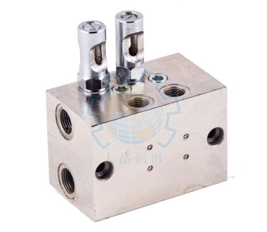 4SSPQ2 -P3.0 - Питатель для двухлинейных систем смазки с рабочим давлением 400 бар, количество выходов 4, максимальная доза 3 мл/цикл, с регулятором и индикатором