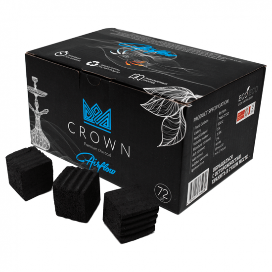 Уголь Crown AirFlow 25//20 уп в кор.