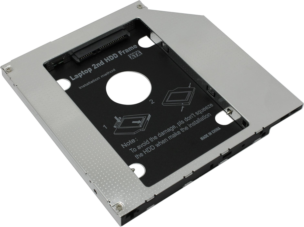 Espada &lt; SS95&gt; Шасси для 2.5" SATA HDD для установки в SATA отсек оптического привода ноутбука Slim