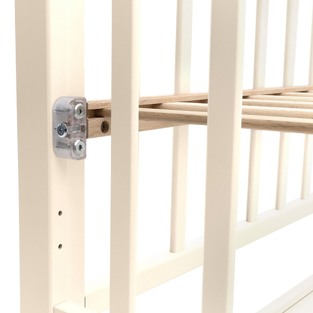 Детская кровать Woodix Colibri Go маятник универсальный WCI884 Слоновая кость