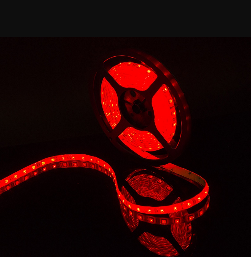 Светодиодная лента Ecola 4.8W/12v/8mm Красный (5м./уп)