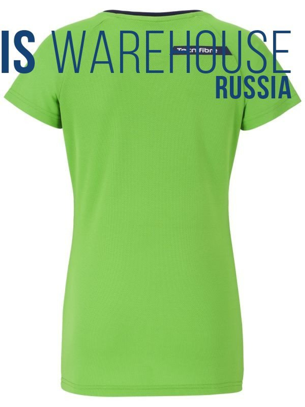 Женская теннисная футболка Tecnifibre Lady F2 T-Shirt - зеленый