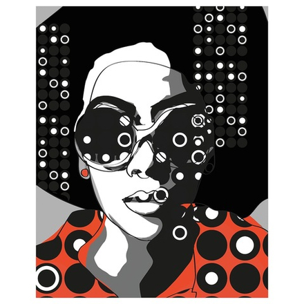 IKEA BILD  (ИКЕА БИЛД)  -  Плакат, Ретро-вибрации, 40x50 см