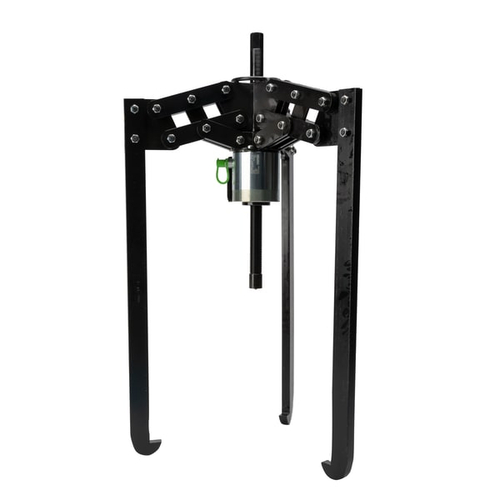 Hydraulically-assisted heavy duty jaw puller without hydraulic pump TMHP 50/570X