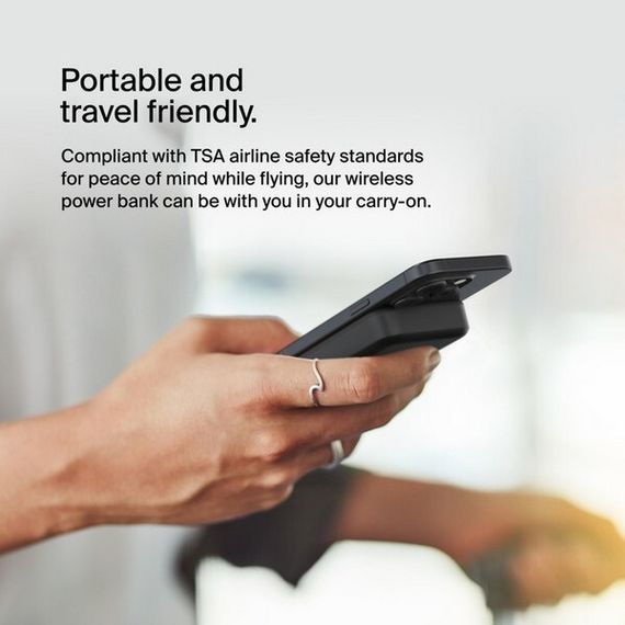 Внешний аккумулятор Belkin BoostCharge Pro Magnetic Power Bank с беспроводной зарядкой 15W 10000mAh (BPD008btBK) черный