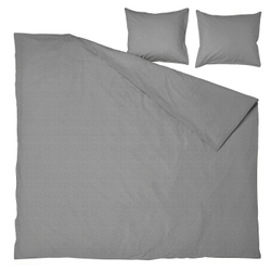 IKEA ÄNGSLILJA  (ИКЕА ÄНГСЛИЛЙА)  -  Пододеяльник и 2 наволочки, серый, 200x200/50x60 см
