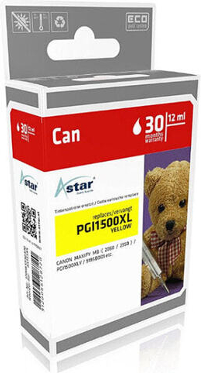 Картридж струйный желтый 1 шт Astar AS15385