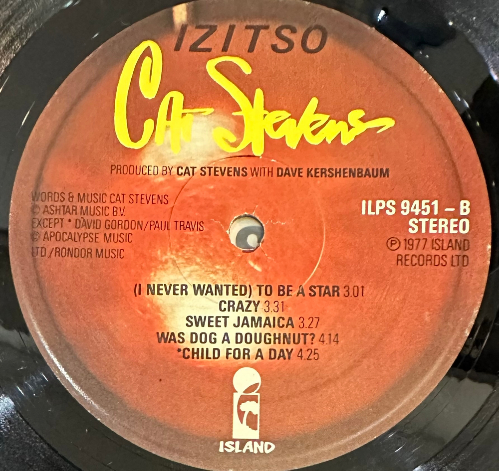 Cat Stevens - Izitso (Англия 1977г.)