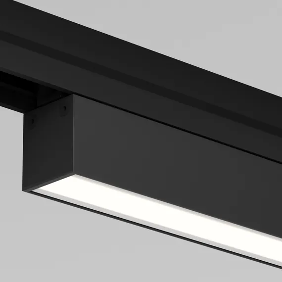 Уличный трековый светильник Базис / Basis Exility IP 4000К 30Вт 120° черный Outdoor o-tr02-1-s-30wb4k