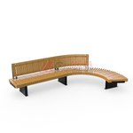 Скамейка Rail Road 03 Long с поворотом