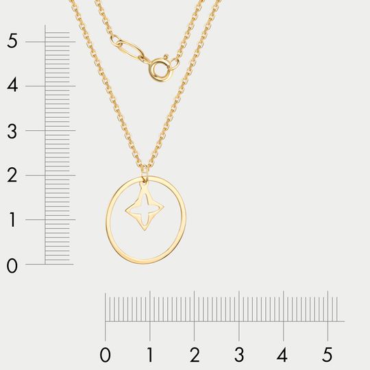 Колье золотое