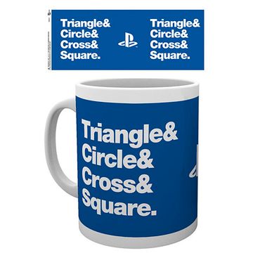 Кружка Playstation Circle Square Cross Triangle