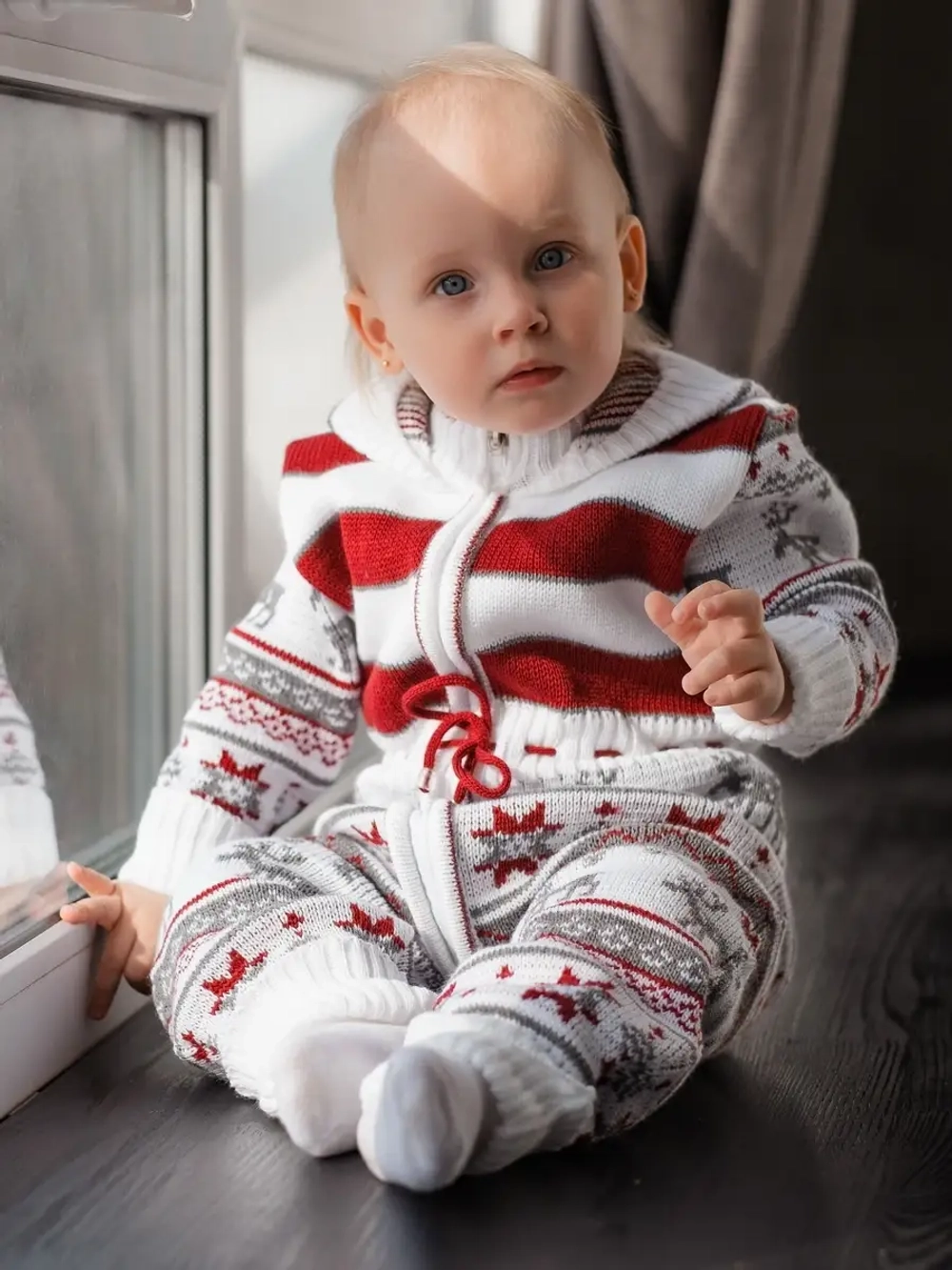 Комбинезон вязаный "Скандинавия"