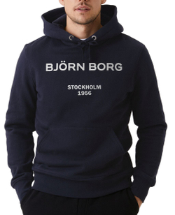 Мужская теннисная кофта Björn Borg Borg Hood - night sky