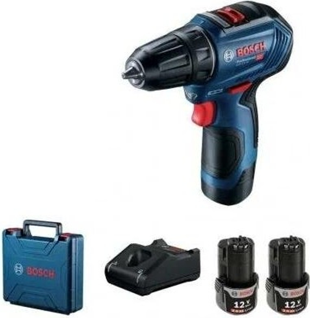 Аккумуляторный шуруповерт BOSCH GSR 12V-30 бесщеточная 06019G9020