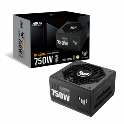 Блок питания ASUS TUF-GAMING-750G, full modular,  ATX12V/80Plus Gold, ATX 3.0, BLACK