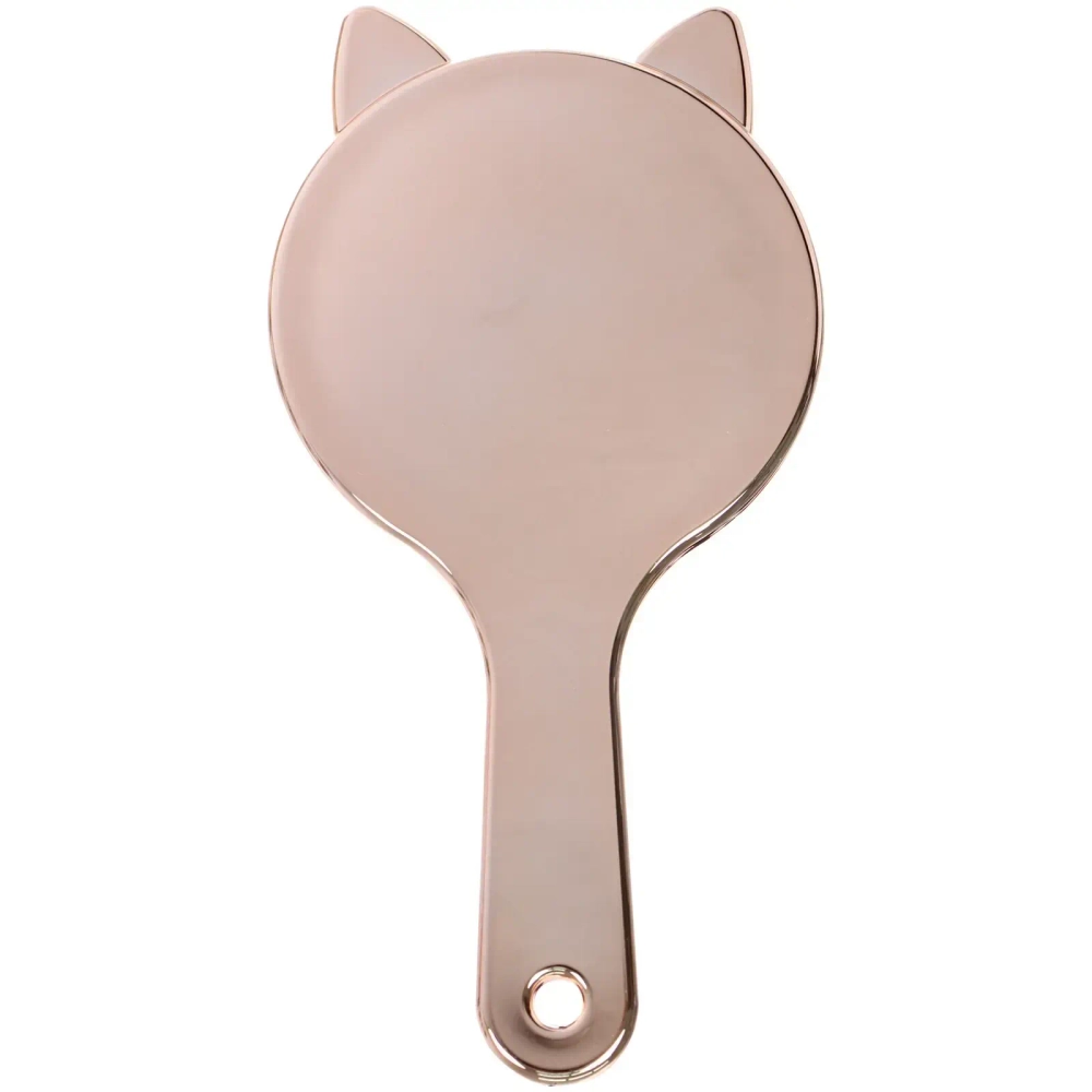 Расчёска массажная зеркальная «КИТИ СЕТ», цвет благородное золото, 19.5*10см (коробка PVS)