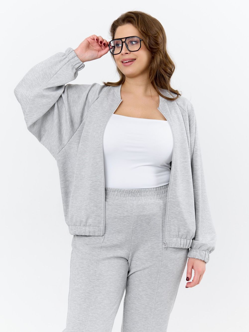 Бомбер Нео-1 Виотекс СЕРЫЙ МЕЛАНЖ