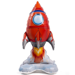 Фольгированный шар-фигура на подставке «Ракета» AIR, 127 см