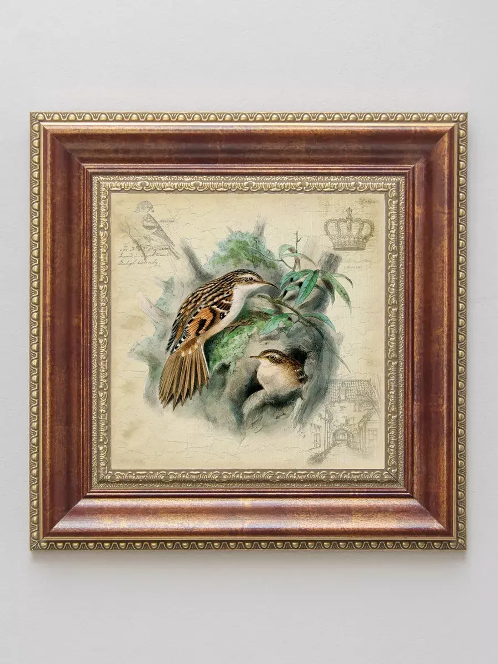 Картина на стену интерьерная на холсте 30х30 см