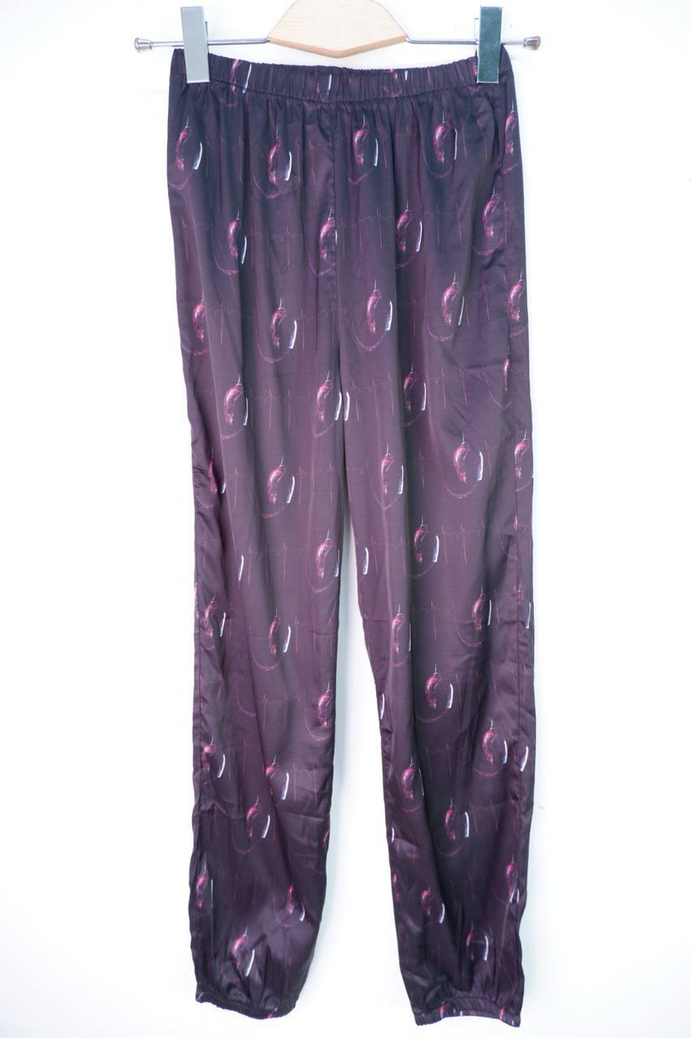 Брюки атласные домашние, визуально 44 размер