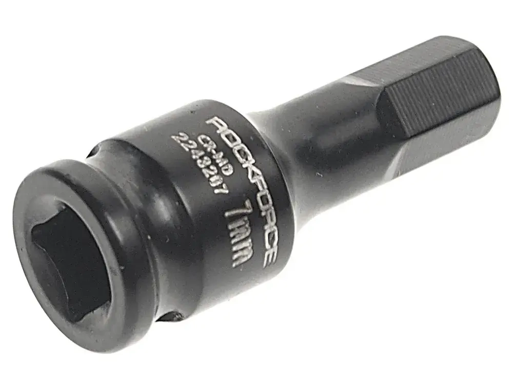Головка-бита 7мм 1/4" 6-гранная ударная L= 40 мм ROCKFORCE RF-2243207