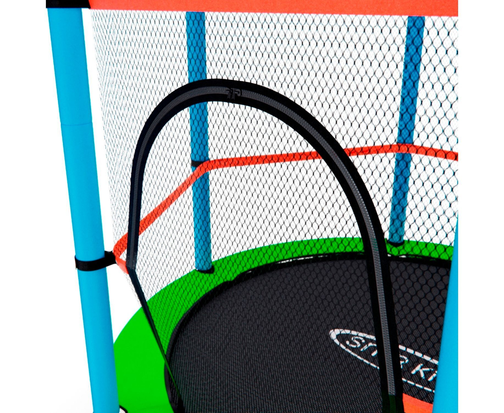 Батут детский DFC SMRKIDS 55" с сеткой, GREEN