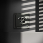 Розетка встраиваемая VOLTUM S70 с заземлением и защитными шторками, 16А, с USB, A+A, (титан)