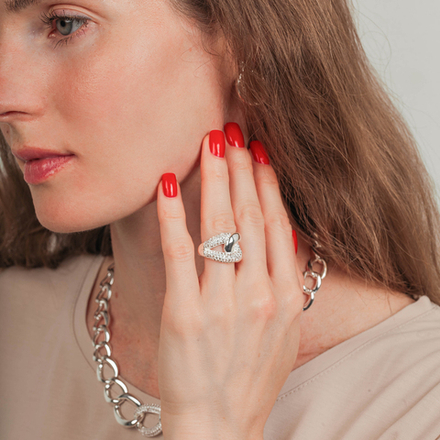 Кольцо Fiore Luna KBR03738-02/58 S