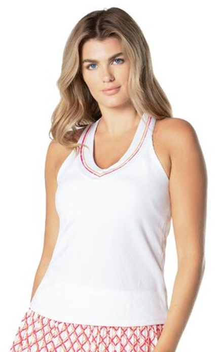 Топ теннисный Lucky in Love Shockin' Classics Stripes Tank W/Bra