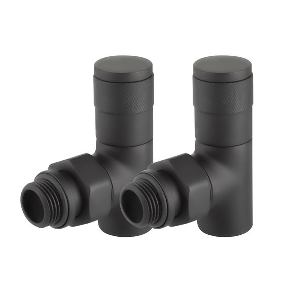 Набор дизайн-вентилей Royal Thermo PIANO, угловой (черный) 1/2quot; купить в Москве и Московской области по низкой цене с доставкой по России — (2) Набор дизайн-вентилей Royal Thermo PIANO, угловой (черный) 1/2quot; — (2)