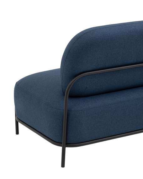 Диван Midnignt синяя рогожка