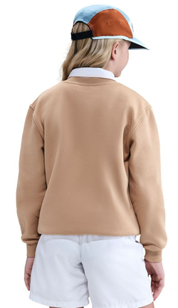 Детская теннисная толстовка Nike Kids Sportswear Club Fleece - hemp/white