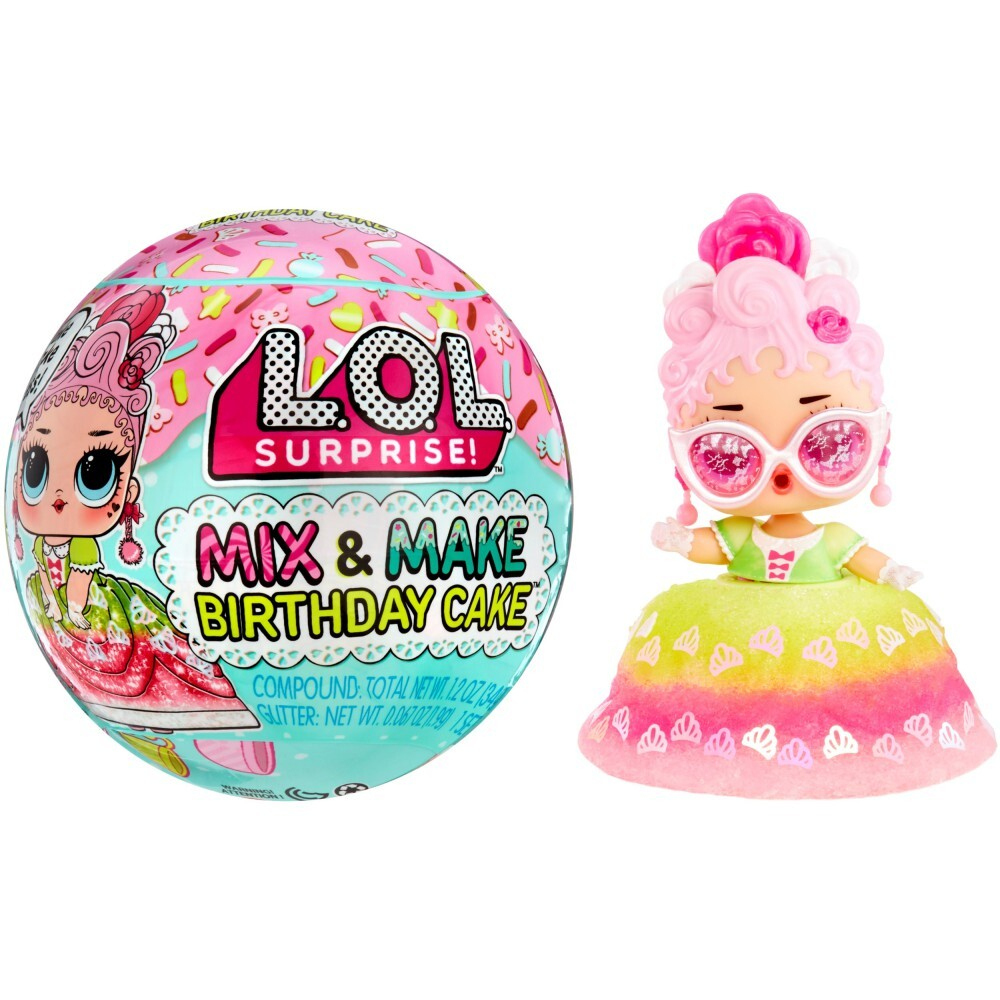 L.O.L. SURPRISE - кукла ЛОЛ в шаре-сюрпризе Mix & Make Birthday Cake 593140 / артикул   593140  / GTIN 035051593140