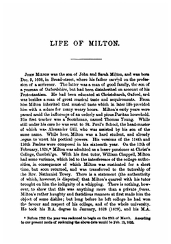 Books I. and II. of Milton's Paradise lost. with notes on the analysis, and on the scriptural and classical illusions, a glossary of difficult words and a life of Milton | John Milton