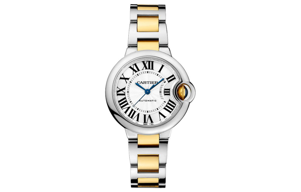 CARTIER Blue Balloon Collection Automatic Mechanical Movement 30m Waterproof Women"s Watch Watch White Dial