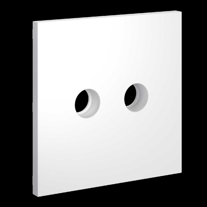 Накладка для розетки телевизионной оконечной TV+SAT S70 (белый матовый) Voltum VLS001602