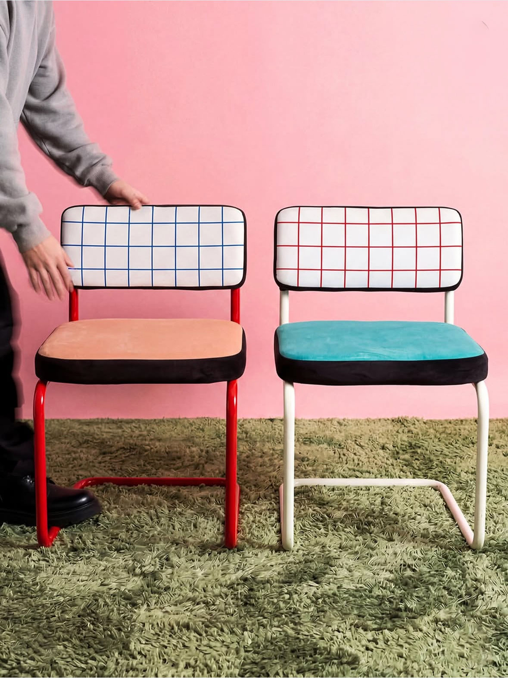 Стул Superchair Red Grid 16503