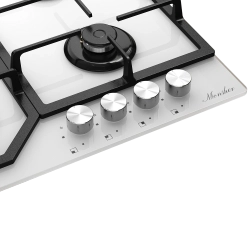 Встраиваемая газовая варочная панель Monsher MGG 63 Blanc