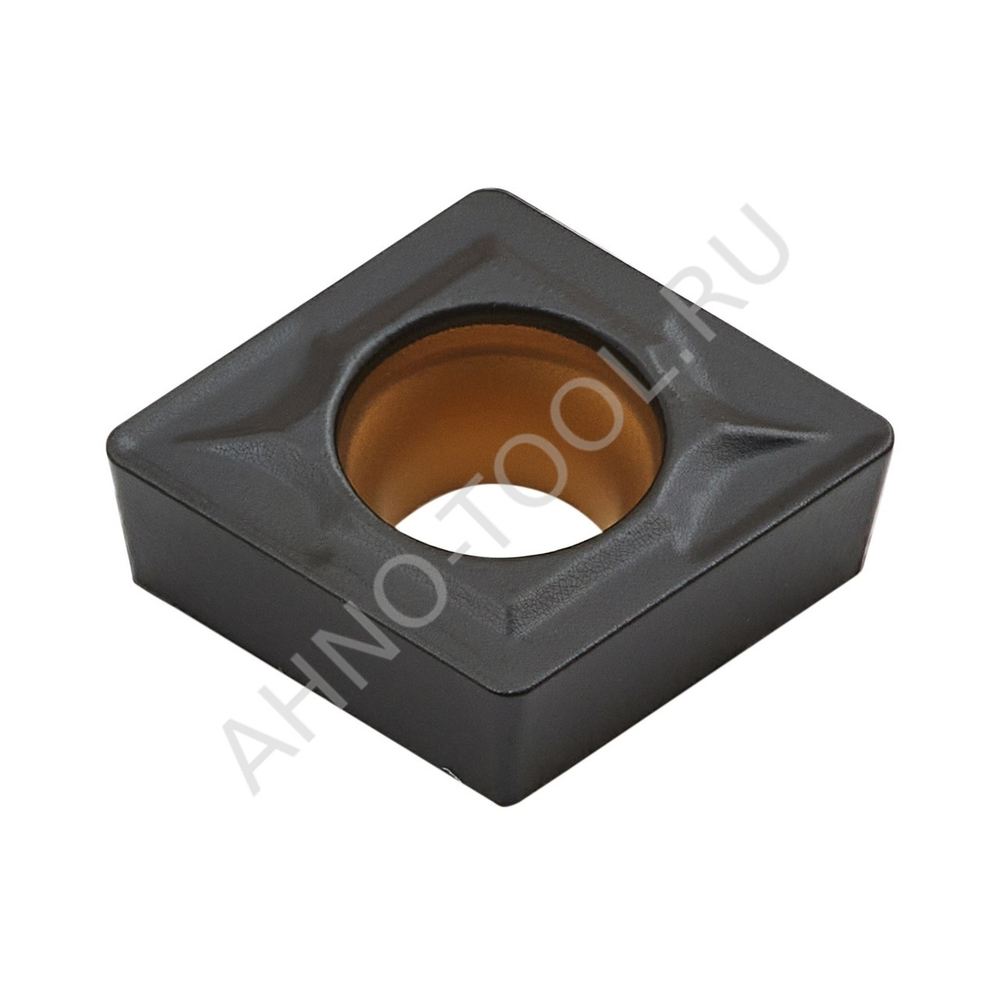 Пластина твердосплавная ISO CCMT060204-KMA ACK10E AHNO по чугуну, чистовая