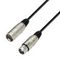 Adam Hall K3MMF0600 - кабель микрофонный XLR (F) - XLR (M), 2 x 0.31 мм2, 6.0 м, черный